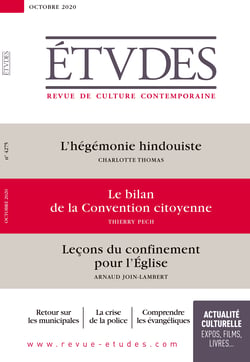 Revue Etudes - Le bilan de la Convention citoyenne (Entretien avec Thierry Pech) - 4275 - Octobre 2020