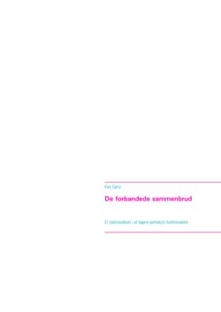 De forbandede sammenbrud - Et (selv)studium i et højere pattedyrs funktionalitet