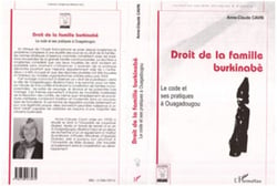 DROIT DE LA FAMILLE BURKINABÉ - Le code et ses pratiques à Ouagadougou
