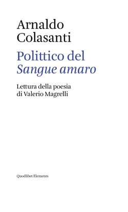 Polittico del Sangue amaro - Lettura della poesia di Valerio Magrelli
