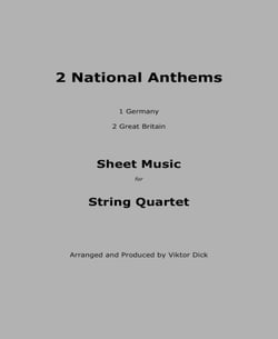 National Anthems (String Quartet) - Sheet Music for String Quartet