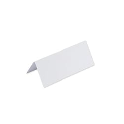 10 marque-places - blanc - 9,5 x 4 cm