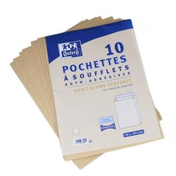 11 pochettes kraft - Oxford  - 22.9x32.4cm