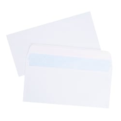 100 enveloppes adhésives blanches - 110x220mm - 80g/m² - Cultura