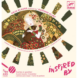 Inspired by - Cartes à gratter - Golden muses - Djeco