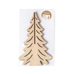 Sapin 3D en bois - 20 Cm - Créalia