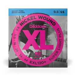 D'Addario EXL120+ - Cordes en nickel pour guitare électrique - .0095 - .044