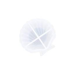 Moule en silicone - coquillage - Jesmonite