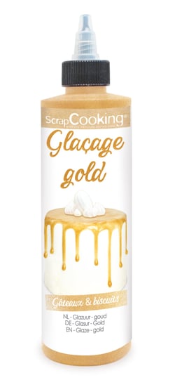 Glaçage goût chocolat ScrapCooking®- Doré - 130 g