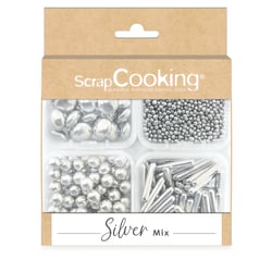 MALETTE DECORS SUCRES ARGENTE