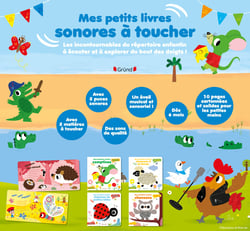 Mes premières petites chansons d'animaux : un livre sonore à toucher