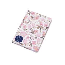 Carnet A5 - ligne 192 pages - floral - Cultura