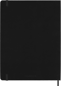 Carnet - 19 x 15 cm - Classic Rigide - Moleskine - Pages lignées - Noir