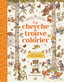 Promenons-nous dans les bois : un cherche et trouve à colorier