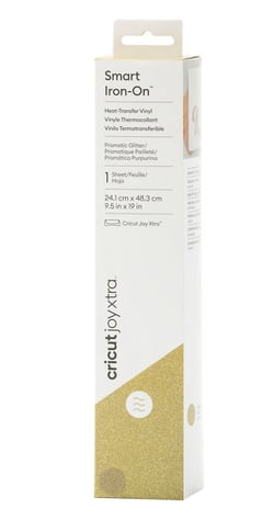 Vinyle thermocollant Cricut Joy Xtra™ - Smart Iron-On™ - Prismatique pailleté  - 24,1 cm x 48,3 cm