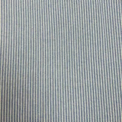 Coupon de tissu Domotex - Rayé - Polyester - Bleu/blanc - 100 x 145 cm