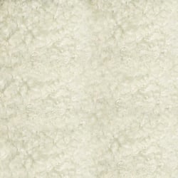 Tissu maille en polyester Domotex - 100 x 150 cm - Ecru - Bouclette