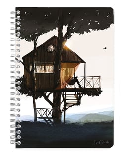 Carnet Clairefontaine - Cabane - A5 14,8 x 21 cm - Sophie Griotto - 148 pages lignées