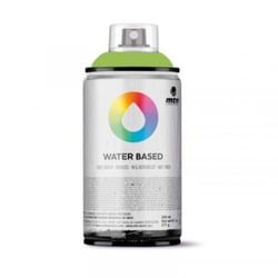 Bombe 300 ml de peinture Montana Colors Water Based - Jaune vert brillant moyen - Opaque