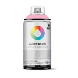 Bombe 300 ml de peinture Montana Colors Water Based - Rose clair - Opaque