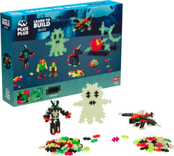 Kit decouverte phosphorescent Plus Plus - 500 pièces