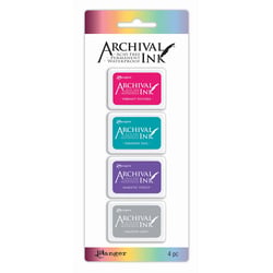 Ranger - Archival mini ink pad Kit 4