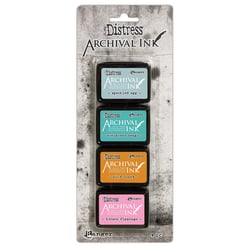 Ranger - Tim Holtz Distress Archival mini ink pad Kit 4