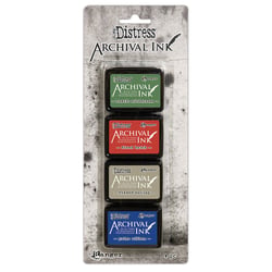 Ranger - Tim Holtz Distress Archival mini ink pad Kit 6
