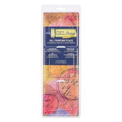 Gel Press - Plaque d'impression en gel Petites Cercle Triangle Carré 7,62cm