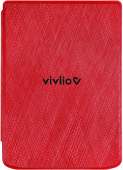 Housse de protection liseuse Light/Light HD/Light HD Color Vivlio - Rouge - 6 pouces