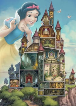 Puzzle 1000 pièces - Disney collection château Blanche-Neige - Ravensburger