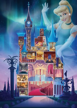 Puzzle 1000 pièces - Disney collection château Cendrillon - Ravensburger