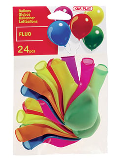 24 ballons fluo - Kim Play