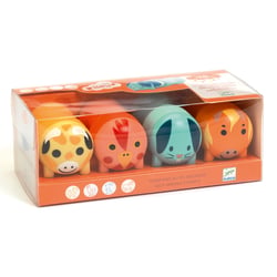 Tampons auto-encreur Petits animaux - Djeco - 4 pièces