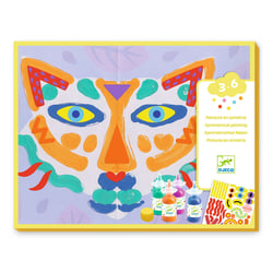 Peinture en symétrie Djeco - Animaux - 4 pièces