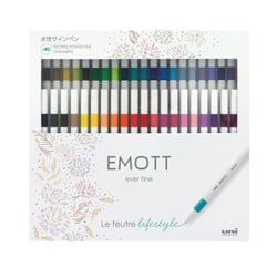 Coffret 40 feutres à pointe fine - Emott