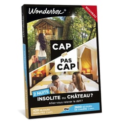 Coffret cadeau Wonderbox - Cap ou pas cap : Insolite ou château ? 2 nuits - 2 personnes