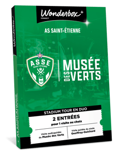 Coffret cadeau Tick'nBox - AS Saint-Etienne Musée + Tour - 2 personnes 