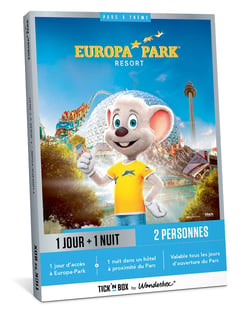 Coffret cadeau Tick'nBox - Europa-Park séjour 1 jour 1 nuit - 2 personnes