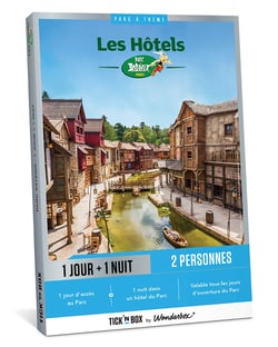 Coffret cadeau Tick'nBox - Parc Astérix Séjour 1 jour 1 nuit - 2 personnes