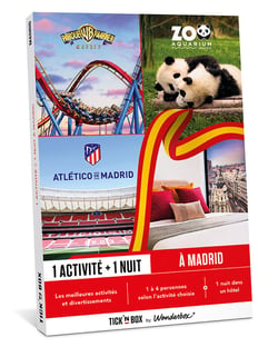 Coffret cadeau Tick'nBox - Séjour activité à Madrid - 2 personnes
