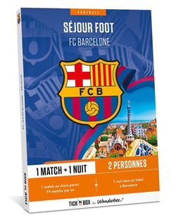 Coffret cadeau Tick'nBox - FC Barcelona Séjour - 2 personnes
