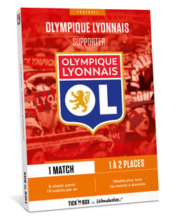 Coffret cadeau Tick'nBox - Olympique Lyonnais Supporter - 1 à 2 personnes 