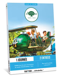 Coffret cadeau Tick'nBox - Jardin d'acclimatation - 2 personnes