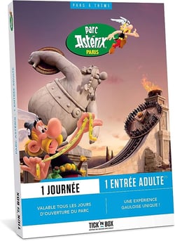 Coffret cadeau Tick'nBox - Parc Astérix - 1 adulte