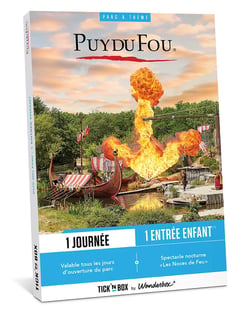 Coffret cadeau Tick'nBox - Puy du Fou 1J - 1 enfant 