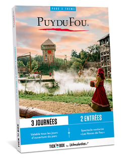 Coffret cadeau Tick'nBox - Puy du Fou Journée 3J - 2 adultes 