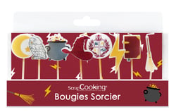 Lot de 8 bougies ScrapCooking® - Sorcier