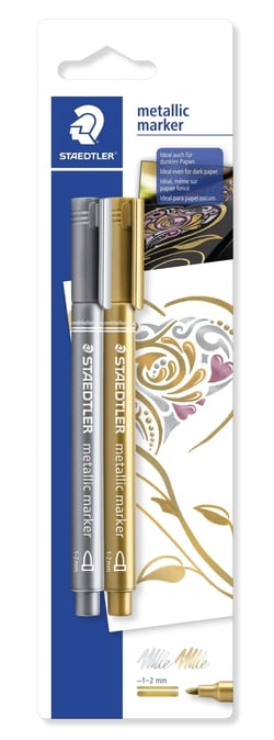 Staedtler 8323 Couleurs Métalliques Marqueur Stylo – Grandado