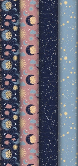 Papier cadeau Clairefontaine - Astral - 2x0,70m - modèle aléatoire
